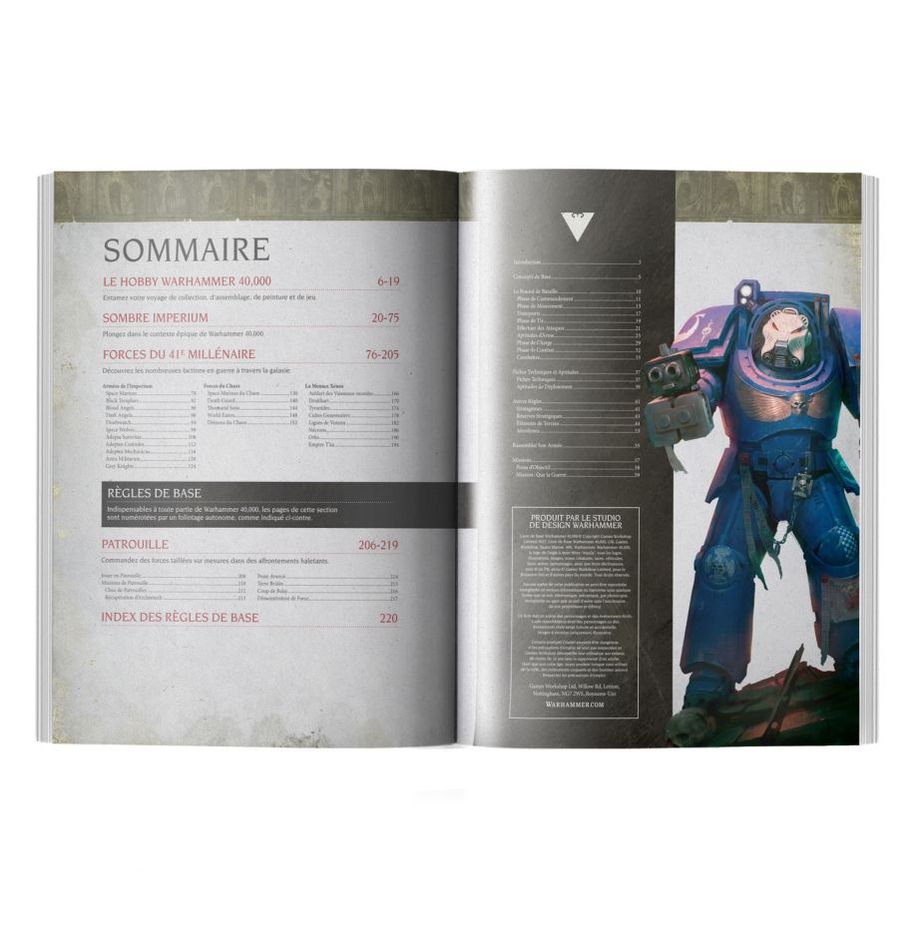 Warhammer 40000: Livre De Base V10