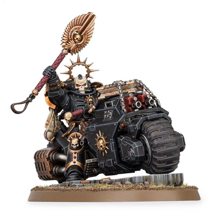 Space Marines : Chapelain Primaris À Moto