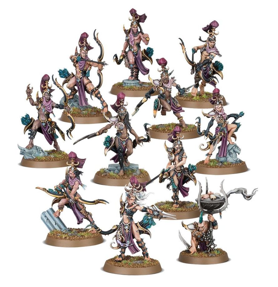 Hedonites of Slaanesh : Blissbarb Archers