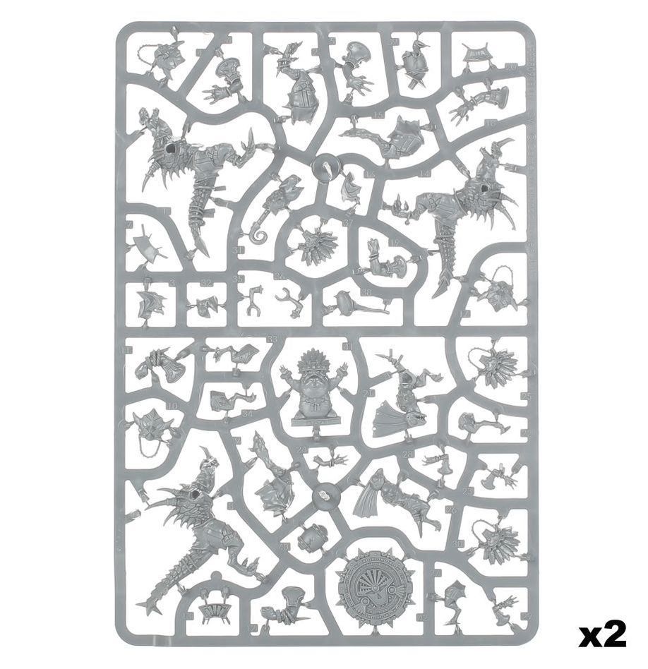 Blood Bowl: Lizardmen Team/Equipe d'Hommes-lézards Gwaka'moli Crater Gators