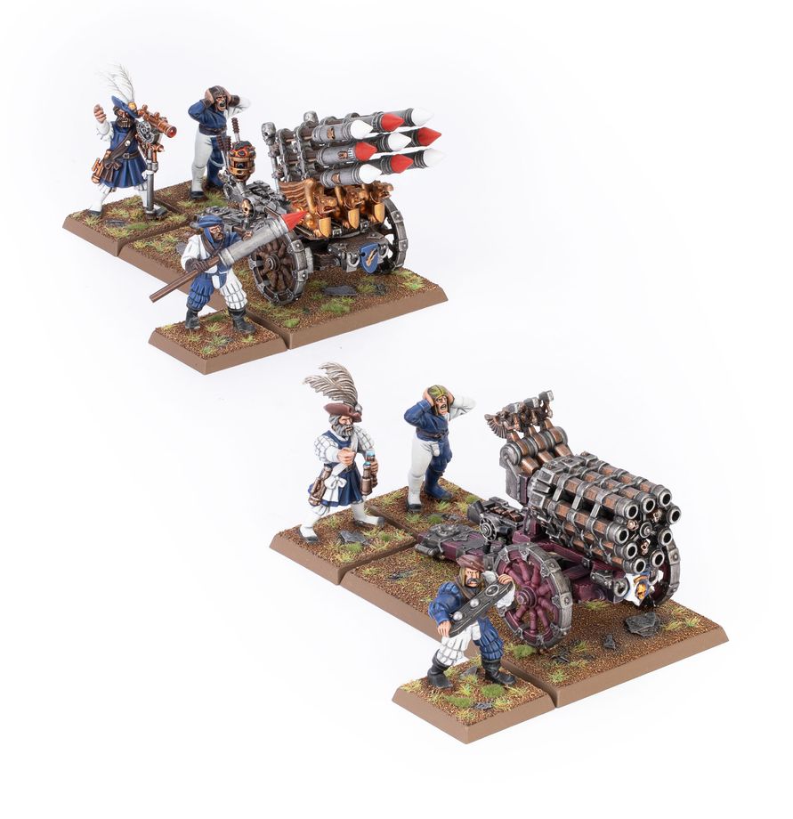 Empire de L'Homme : Canons à Répétition Feu d'Enfer & Batteries Tonnerre de Feu