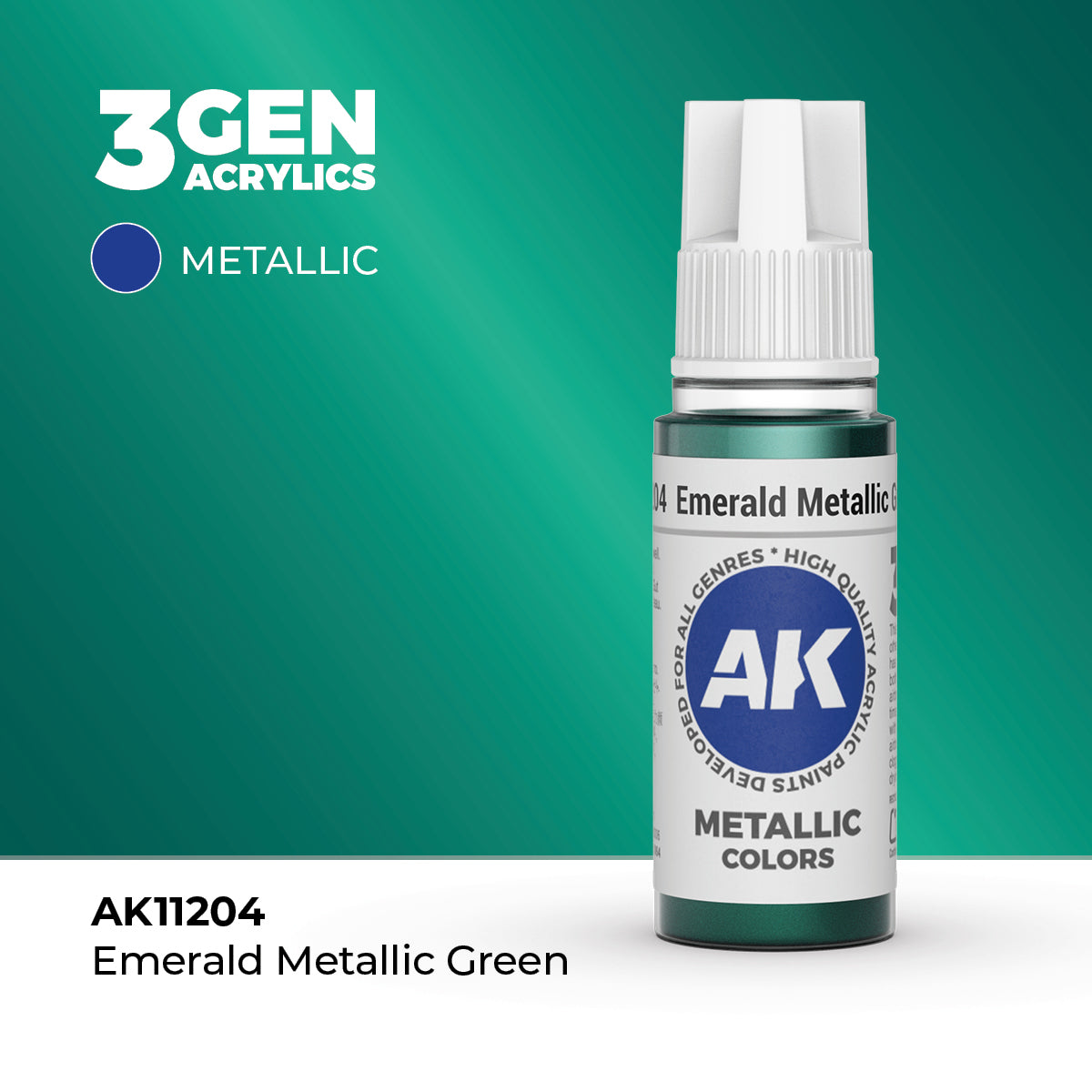 Emerald Metallic Green : Metallic AK11204
