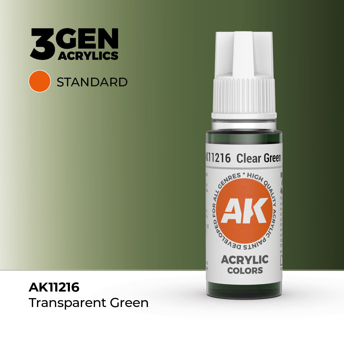 Transparent Green : Standard AK11216