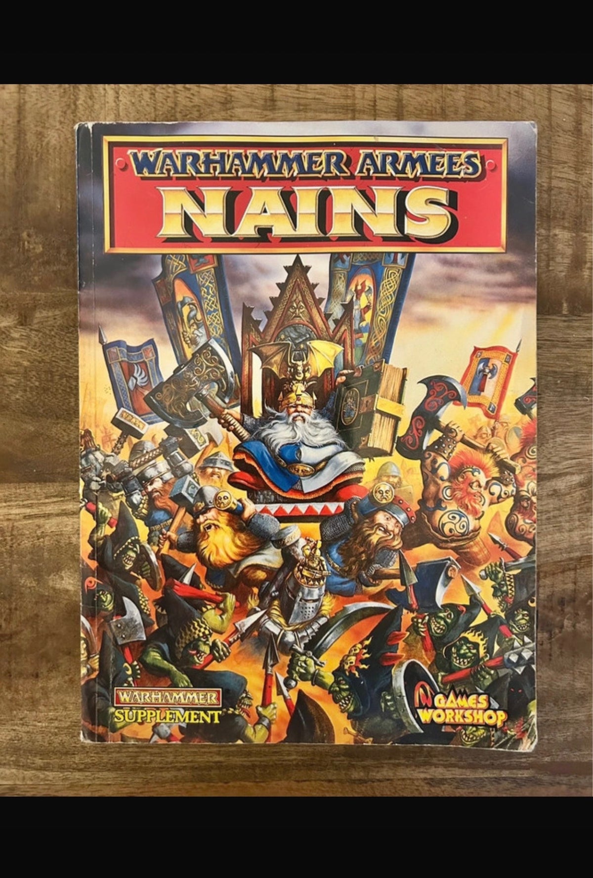 Livre d’Armée Warhammer Battle V4 (1993) : Nains
