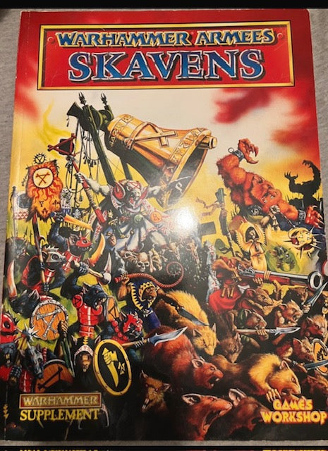 Livre d’Armée Warhammer Battle V4 (1993) : Skavens
