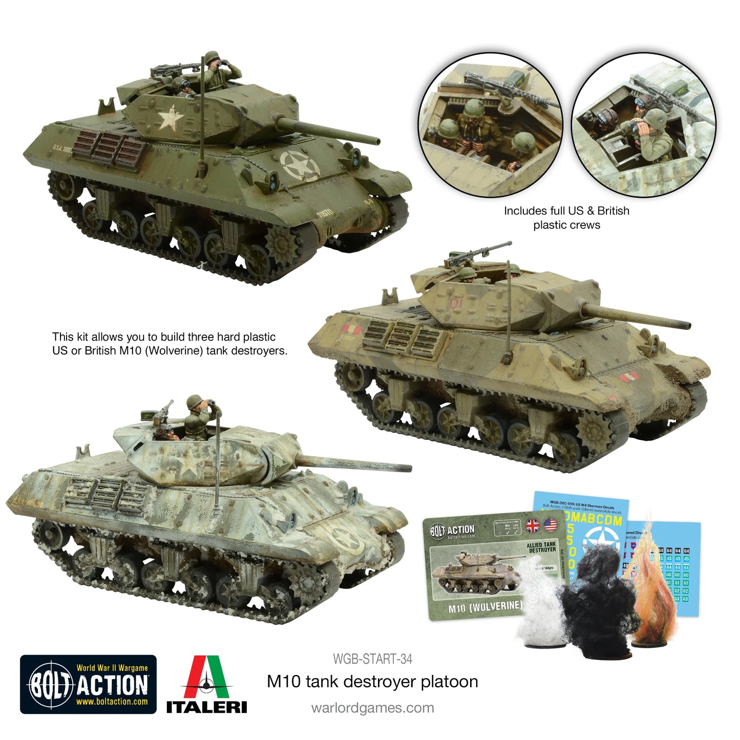 Bolt Action : M10 Tank Destroyer Platoon