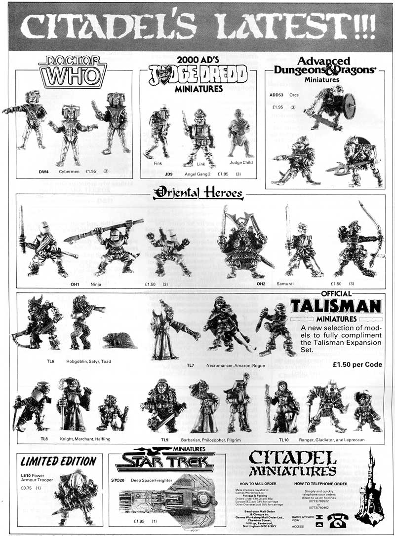 Power Armor Trooper LE10 – Rogue Trader Warhammer 40K (1986)
