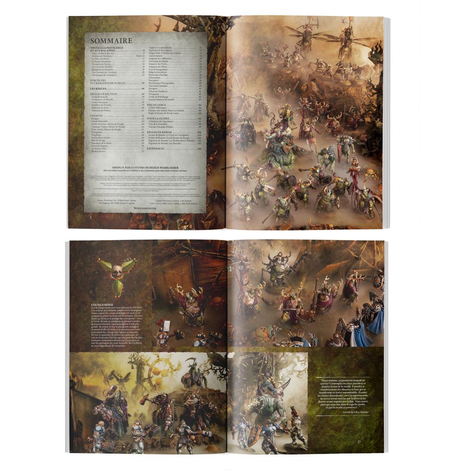 Tome De Bataille: Maggotkin Of Nurgle Fr