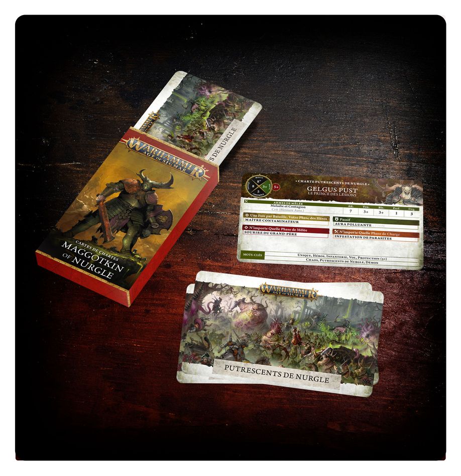 Cartes De Chartes: Maggotkin Nurgle (Fra