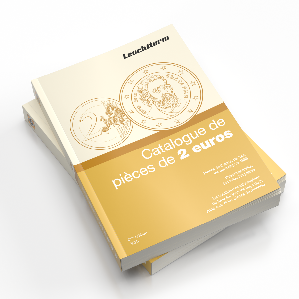 Catalogue des pièces de 2 euros 2026 – Leuchtturm – Français