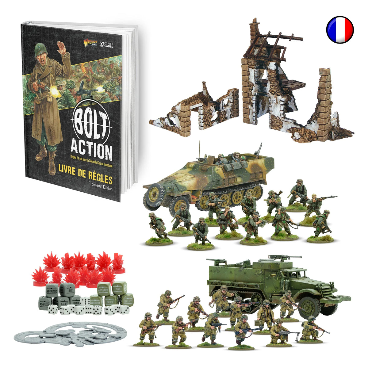 Bolt Action 3e édition – Band of Brothers – Coffret de démarrage VF