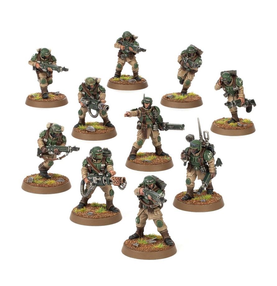 Astra Militarum : Troupes De Choc Cadiennes