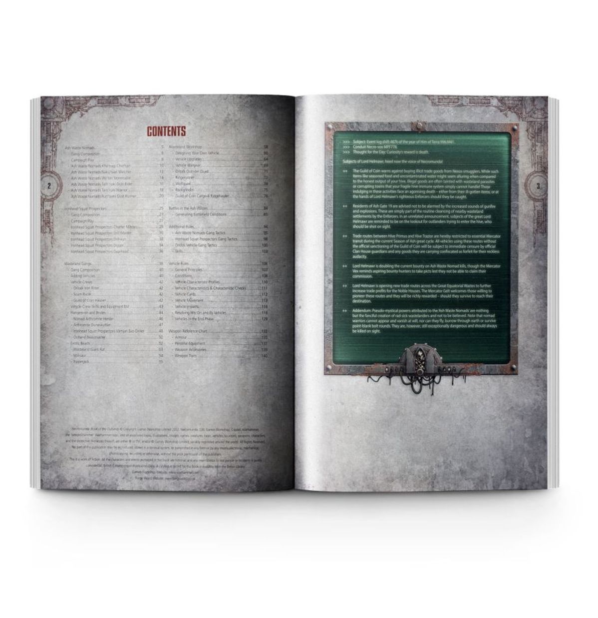 Necromunda: Book Of The Outlands