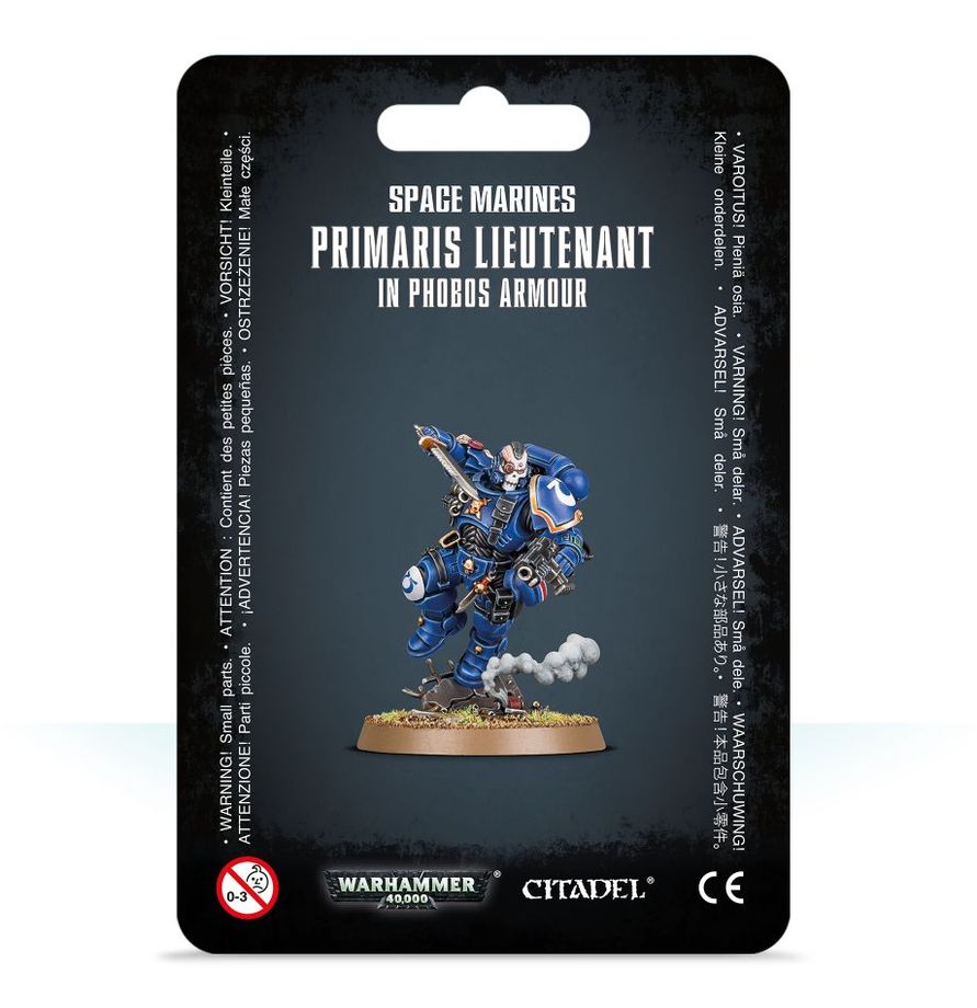 Space Marines Lieutenant Primaris En Armure Reiver