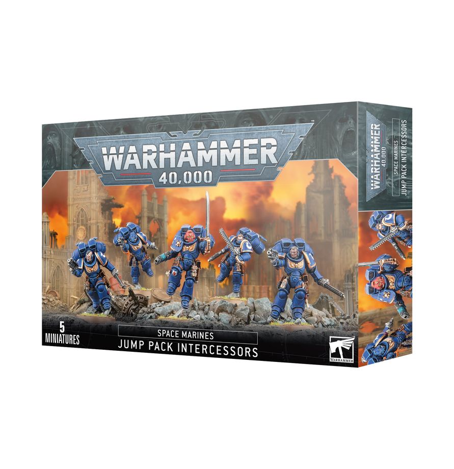 Space Marines : Intercessors D'Assaut À Réacteurs Dorsaux