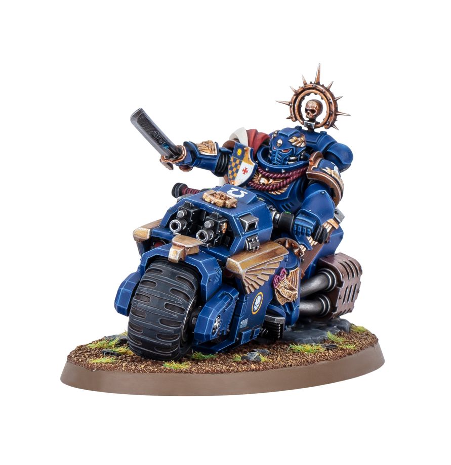 Capitaine Space Marine à Moto – Warhammer 40,000