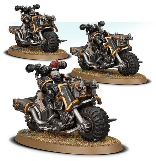 Chaos Space Marines : Motards Du Chaos