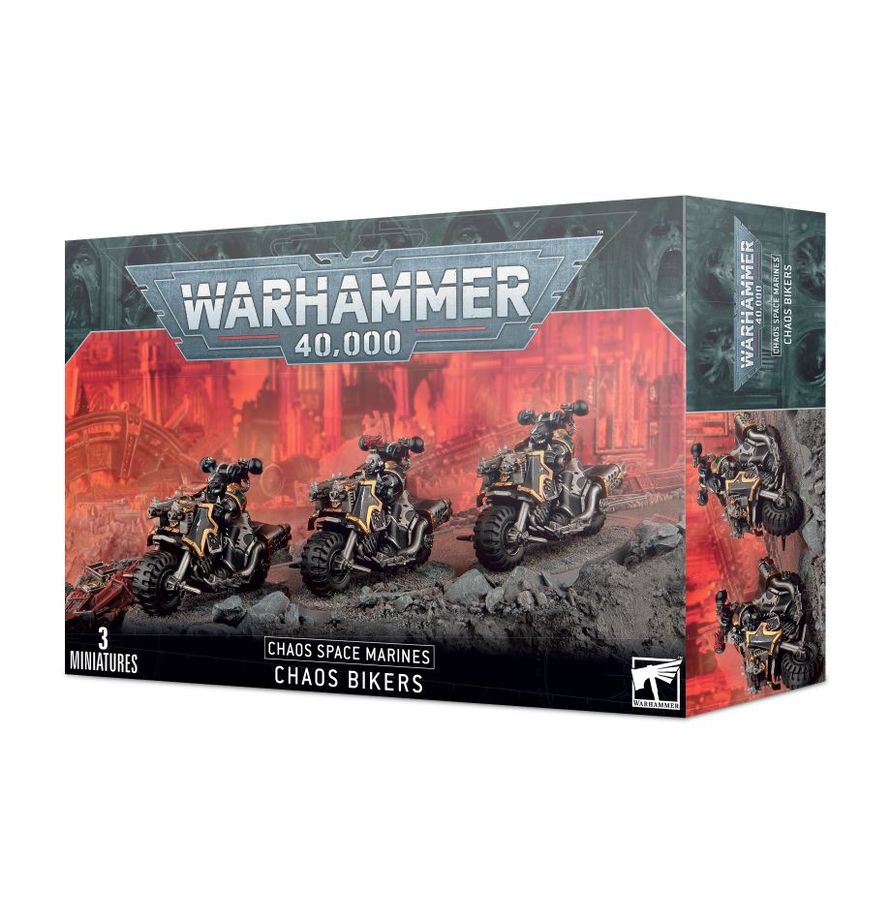 Chaos Space Marines : Motards Du Chaos