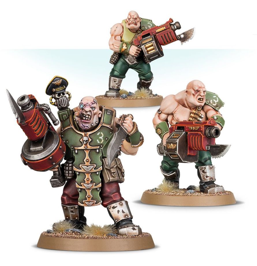 Astra Militarum : Nork Deddog/ Bullgryns/ Ogryns