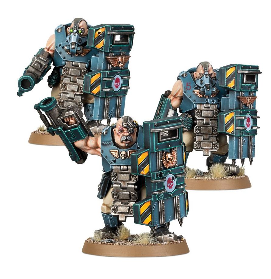 Astra Militarum : Nork Deddog/ Bullgryns/ Ogryns