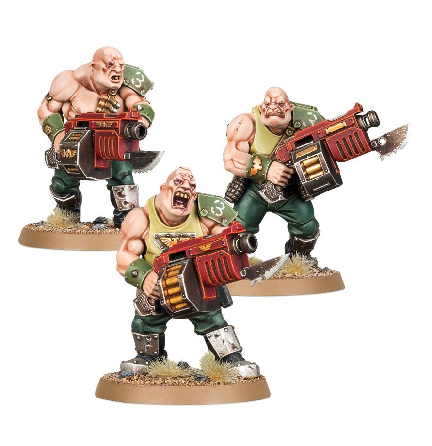 Astra Militarum : Nork Deddog/ Bullgryns/ Ogryns