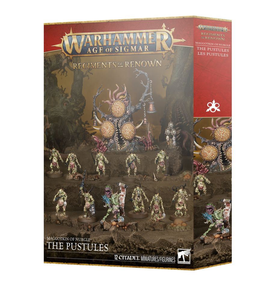 Maggotkin Of Nurgle : Régiment de Renom : Les Pustules
