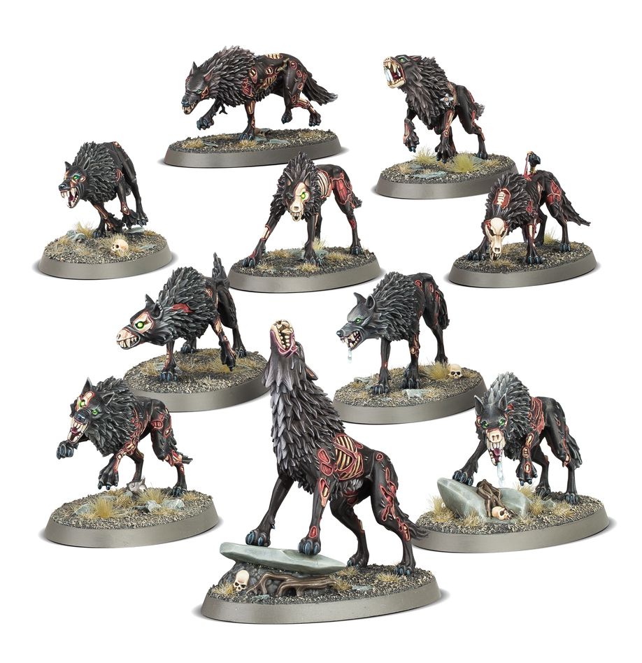 Soulblight Gravelords : Loups Funestes