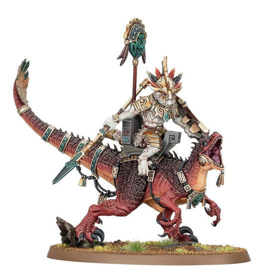 Seraphon : Vétéran Scarifié Saurus Sur Aggradon