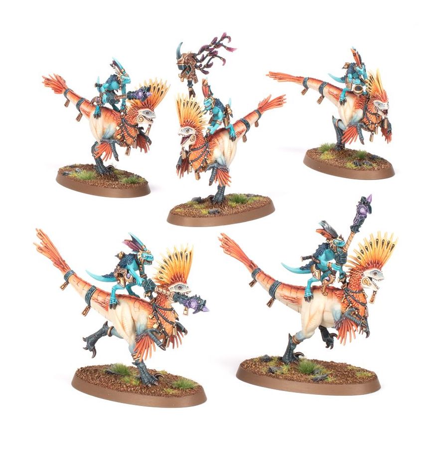 Seraphon : Chasseurs/Piqueurs Raptadons