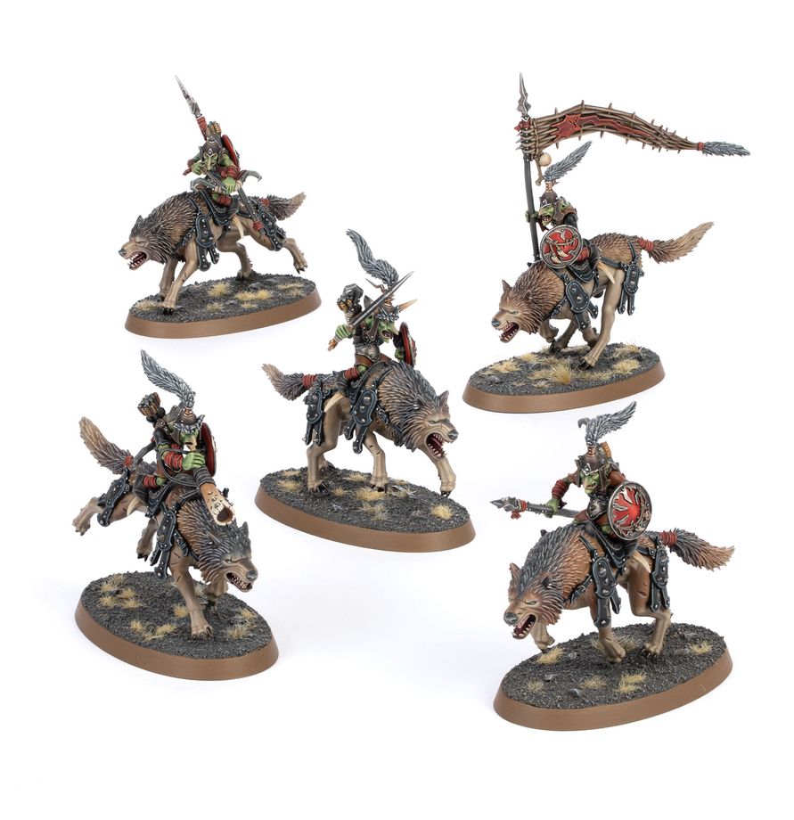 Gloomspite Gitz : Chevaucheurs de Grognecrocs