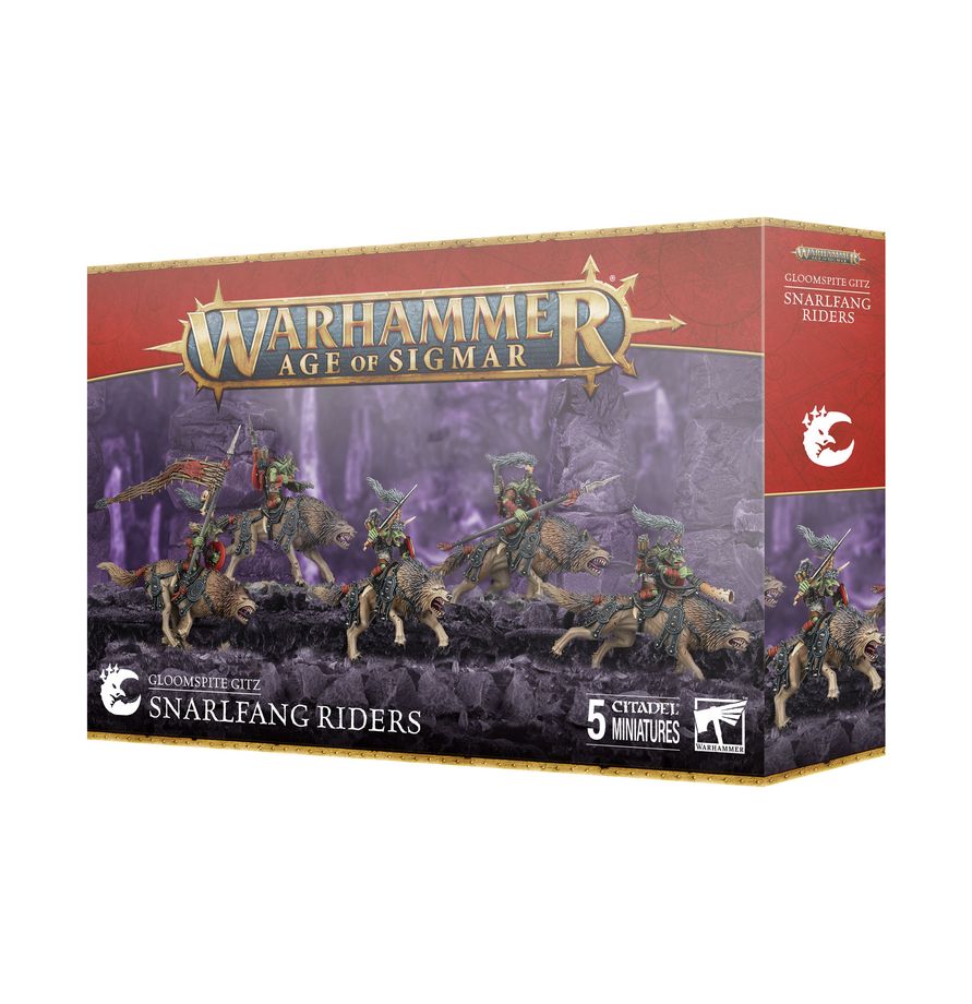 Gloomspite Gitz : Chevaucheurs de Grognecrocs
