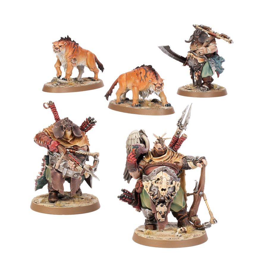 Chasseurs avec Dents de Sabre – Ogors Mawtribes (Warhammer Age of Sigmar)