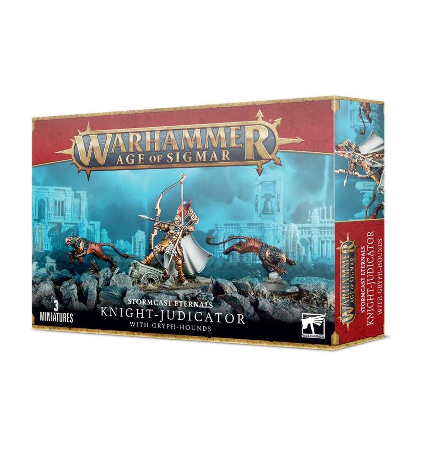 Stormcast Eternals : Chevalier-Judicator Avec Gryph-Dogues