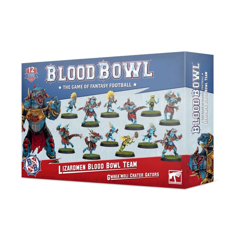 Blood Bowl: Lizardmen Team/Equipe d'Hommes-lézards Gwaka'moli Crater Gators