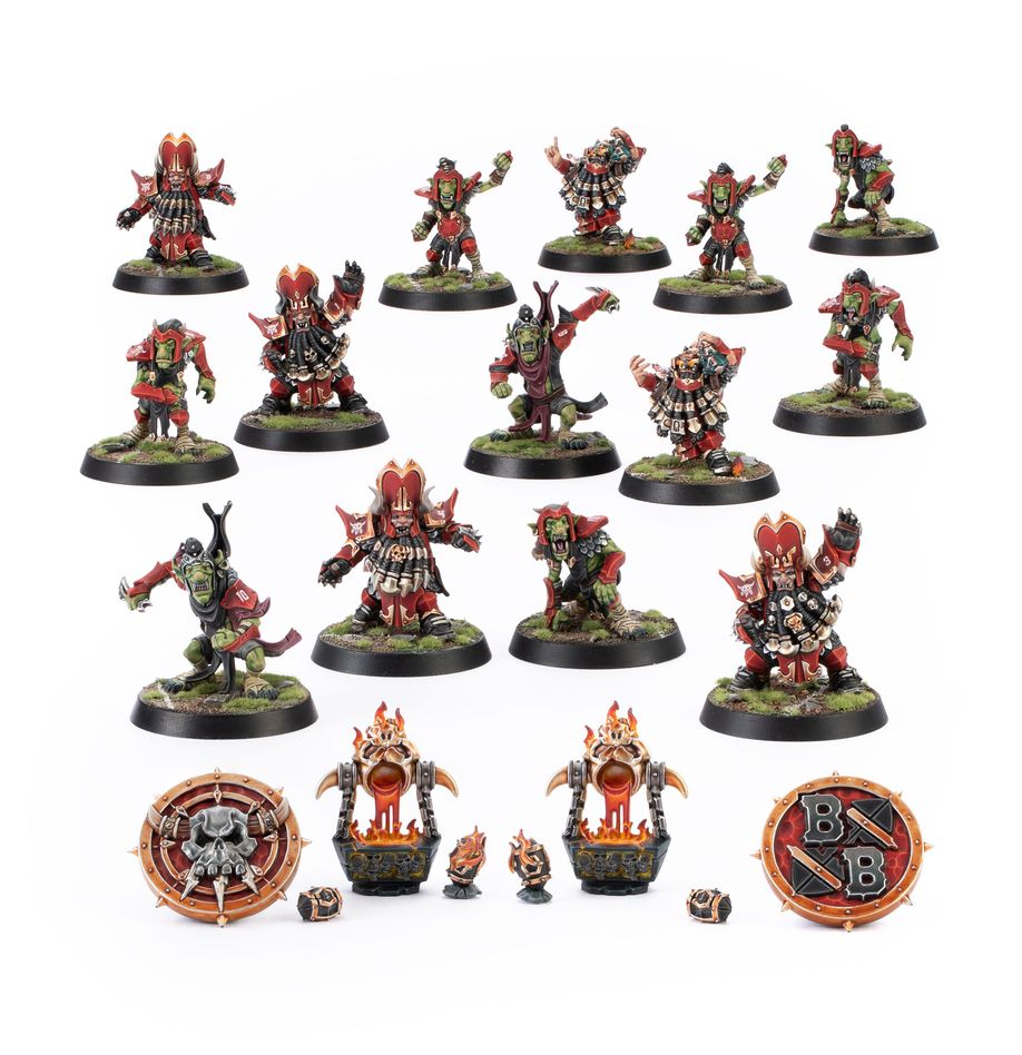 Blood Bowl: Chaos Dwarf Team les Zharr-Naggrund Ziggurats