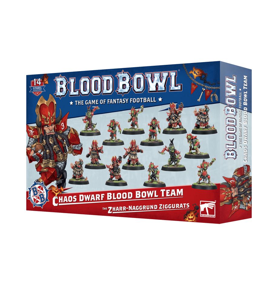 Blood Bowl: Chaos Dwarf Team les Zharr-Naggrund Ziggurats