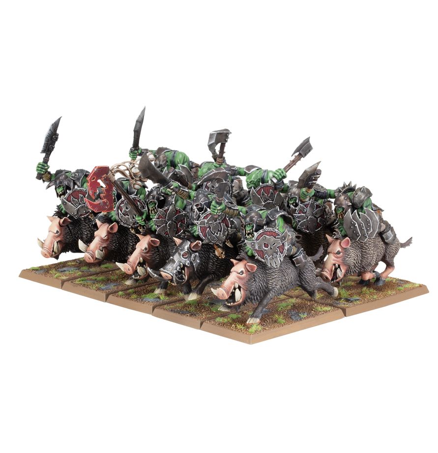 Orcs And Goblins :  Bande d'Orques sur Sangliers