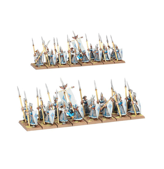 High Elf Realms: Elven Spearmen/ Lancier Elfiques