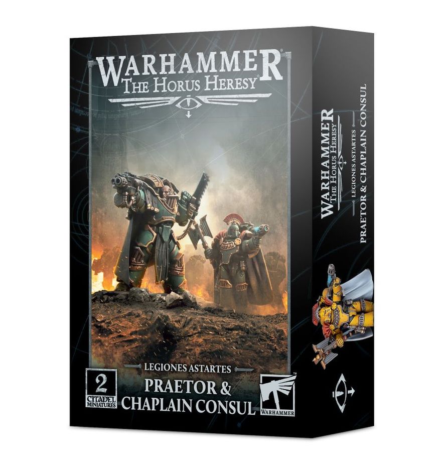 Legions Astartes: Praetor Cataphractii & Consul Chapelain de Légion