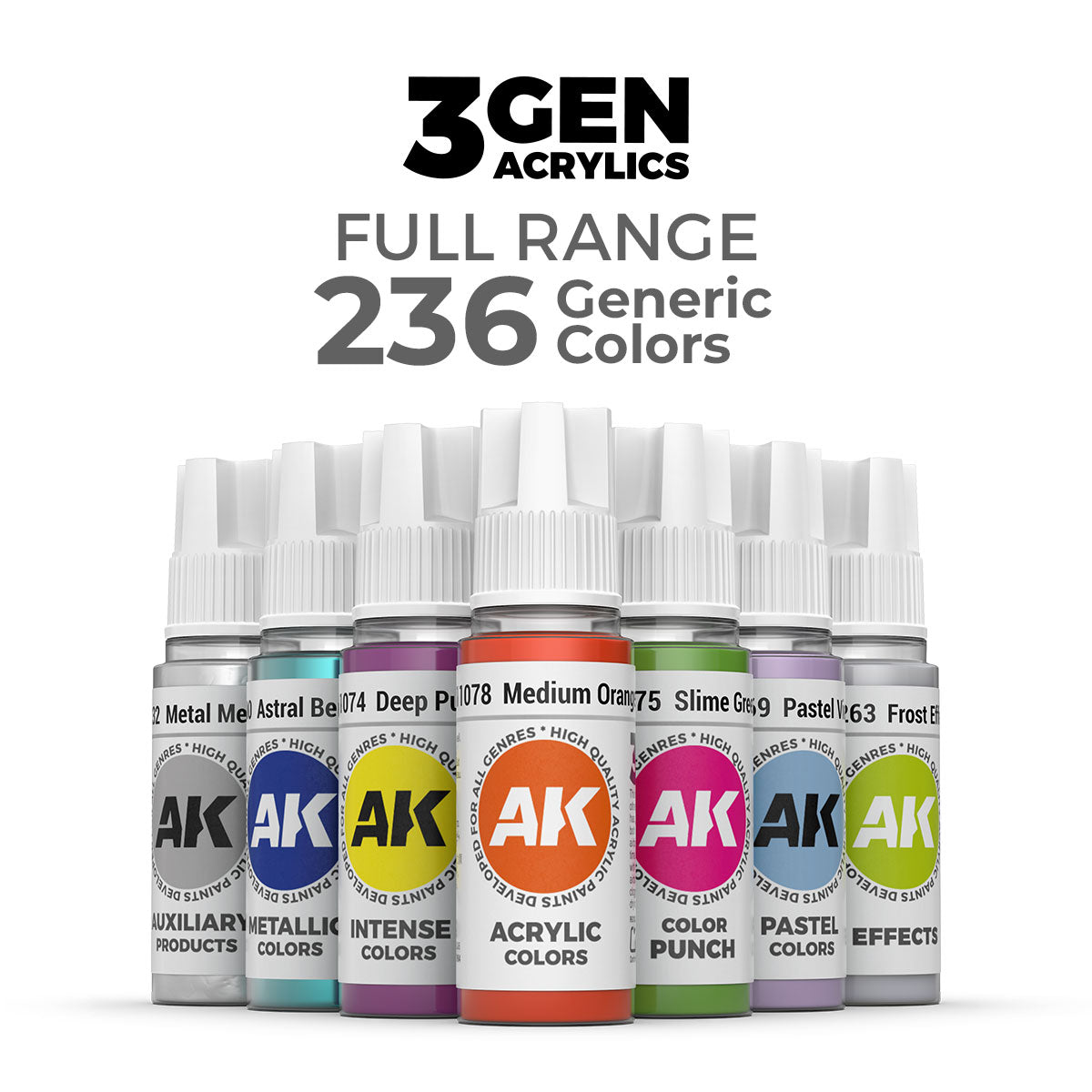 Set Complet AK 3GEN (236 POTS)