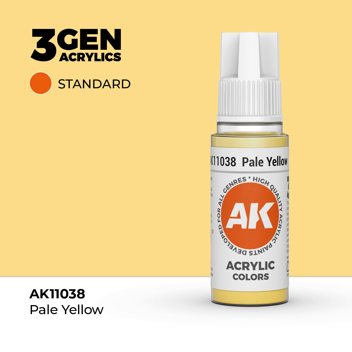 Pale Yellow : Standard AK11038