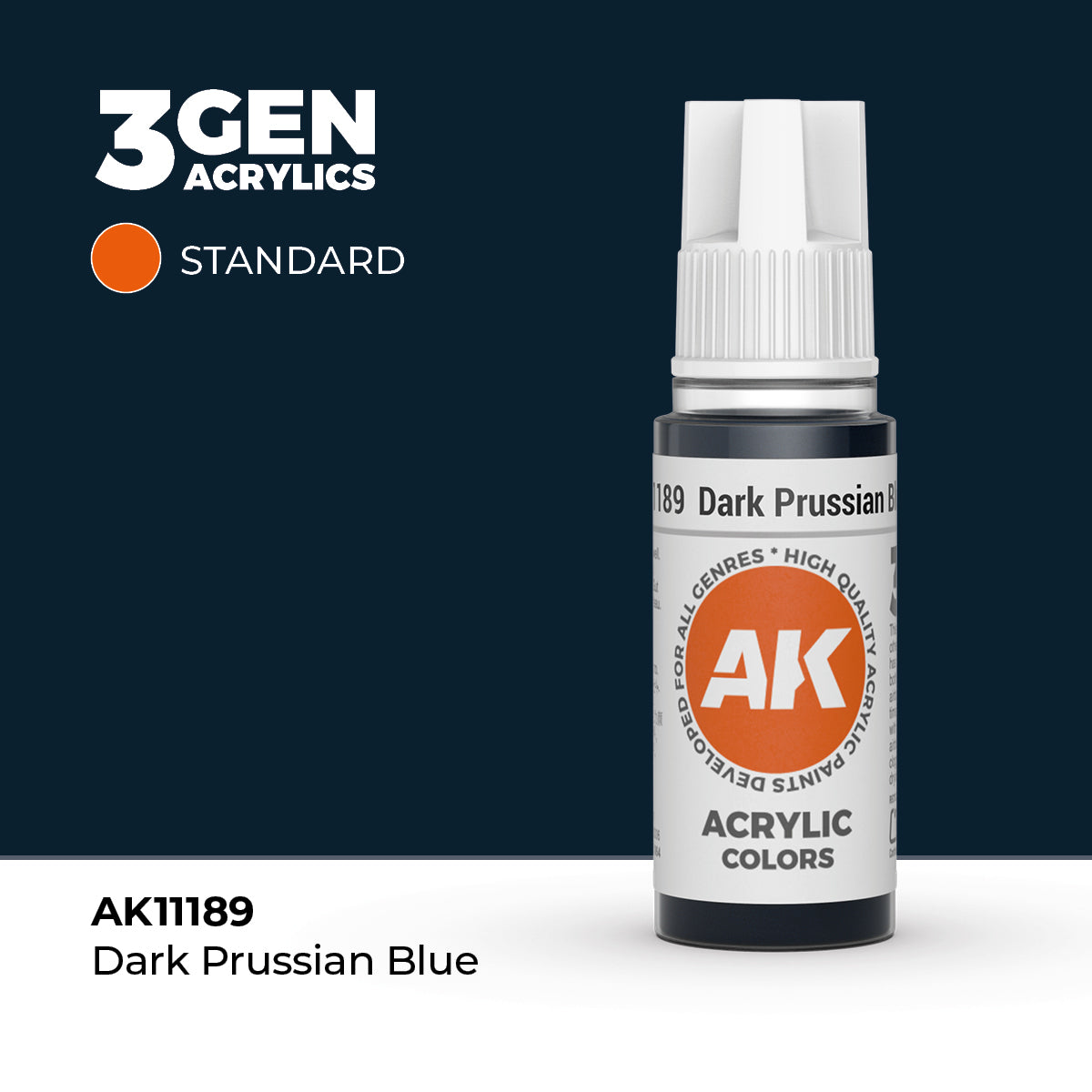 Dark Prussian Blue : Standard AK11189