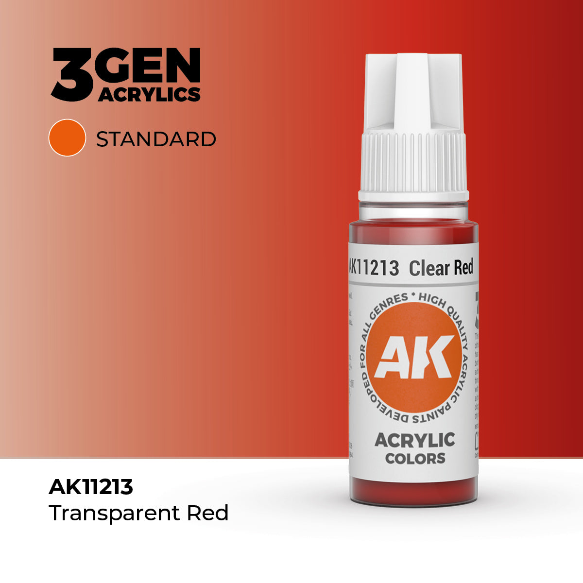 Transparent Red : Standard AK11213