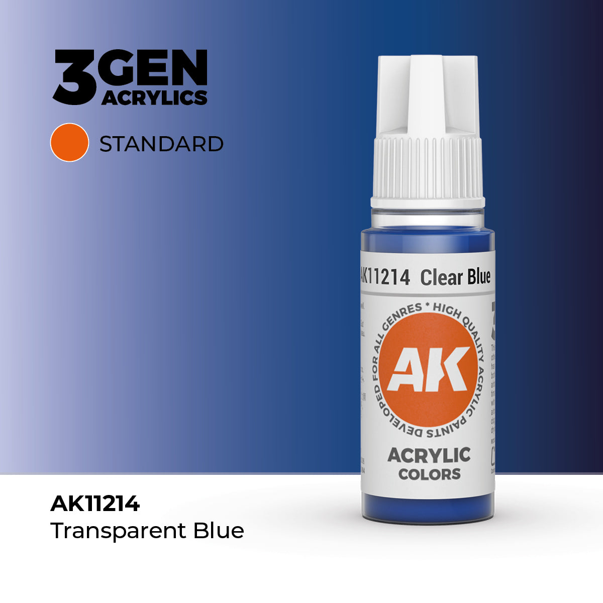Transparent Blue : Standard AK11214