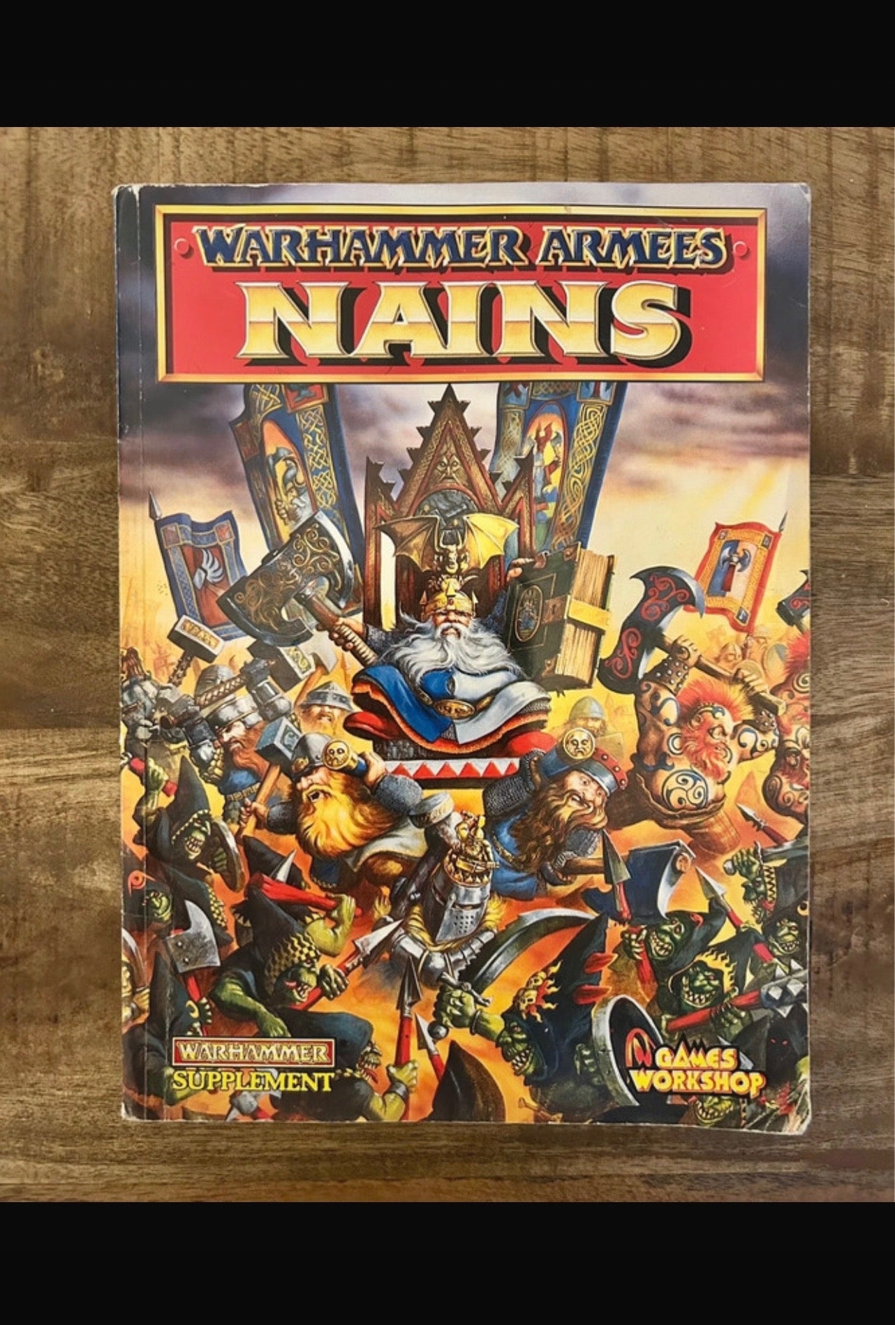 Livre d’Armée Warhammer Battle V4 (1993) : Nains