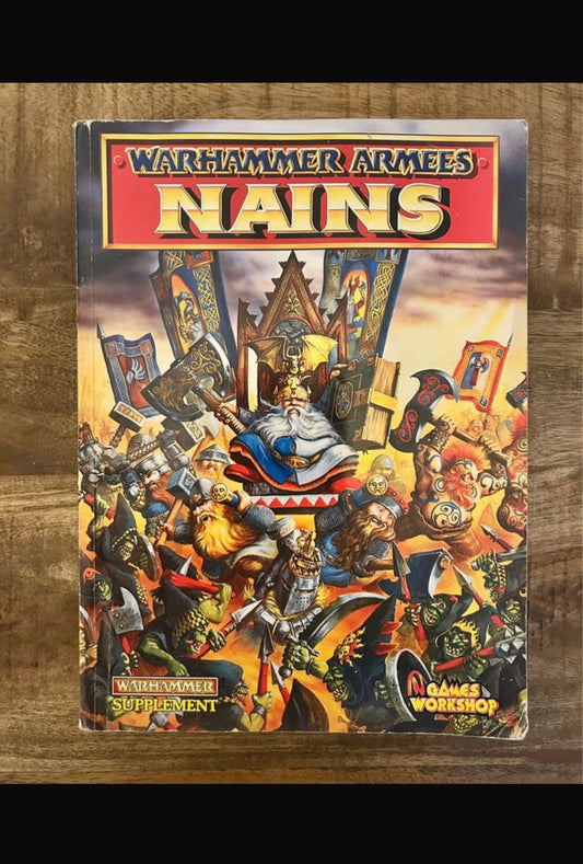 Livre d’Armée Warhammer Battle V4 (1993) : Nains