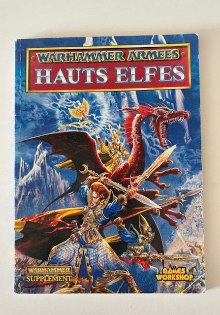 Livre d’Armée Warhammer Battle V4 (1993) : Hauts Elfes