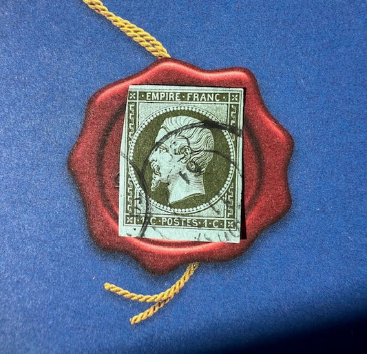 Timbre Empire 1c bronze N°11a