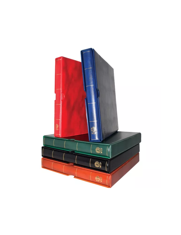 Album SUPRA : étui + reliure - Album à anneaux pour timbres