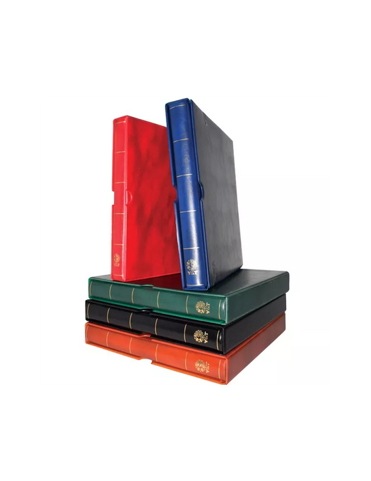 Album SUPRA : étui + reliure - Album à anneaux pour timbres